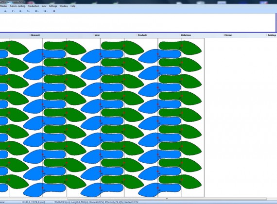 CutNest for insole and sole CutNest for insole and sole